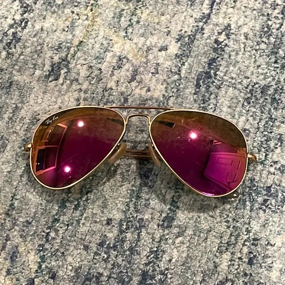 Ray-Ban | Accessories | Original Ray Ban Pink And Gold  display picture 1